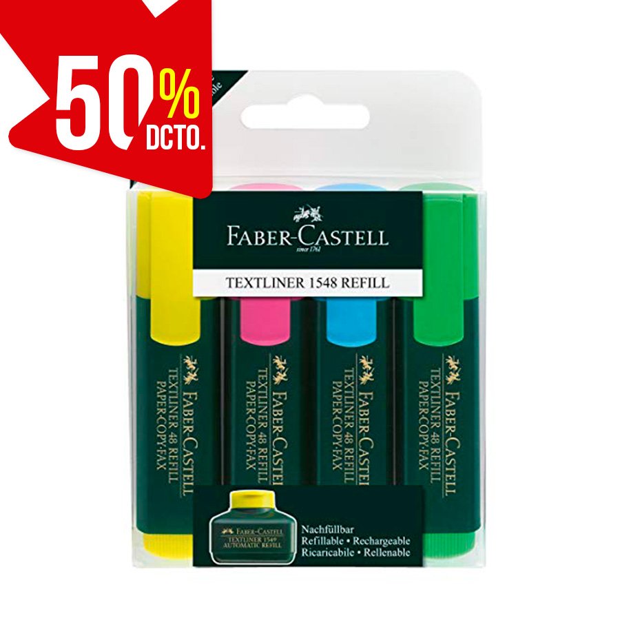Resaltadores 1548 Refill / FaberCastell Improstock