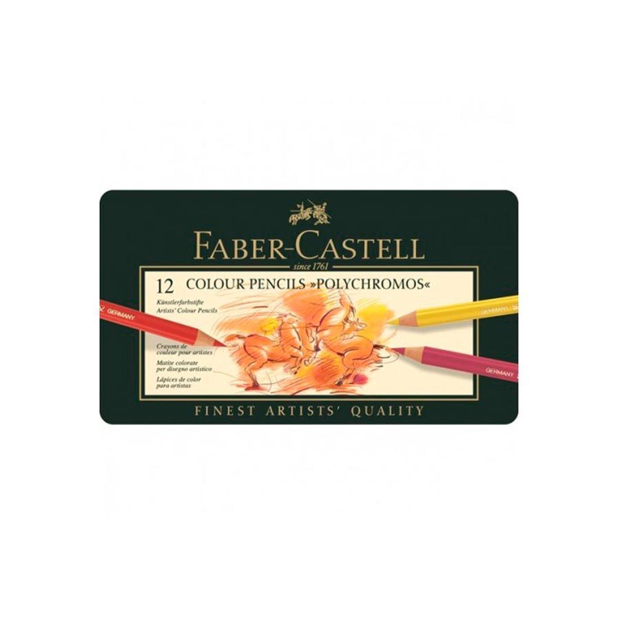 Lapices Polychromos Faber Castell X 12 Colores Lata