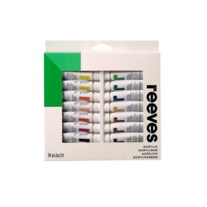Set de acrílicos x18 de 12ml Reeves (331633)