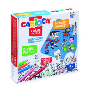 Papel mágico set 2 hojas y figuras Colours (65934) – Improstock