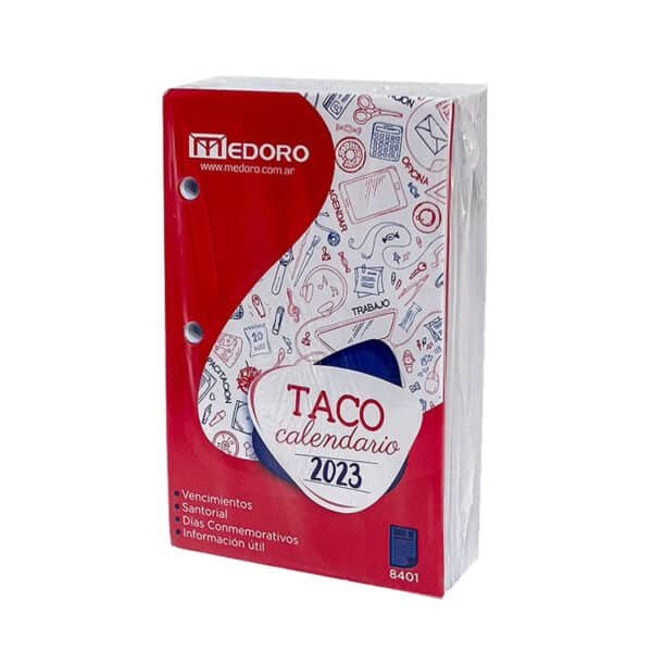 Taco calendario 2024 Medoro (53988) Improstock