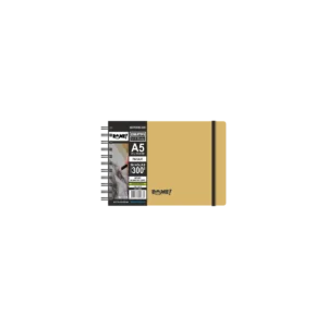 Cuaderno A5 Apaisado 300 Grs x 30 Hojas Blancas Lisas Rome (337218)