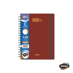 Cuaderno A4 Summer 120 Hojas Cuadriculadas Rideo (338442)