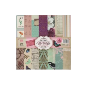 Papel Para Scrap 20x20 180 Grs Vintage Ibi-Craft (337408)