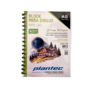 Block A5 180 Grs 40 Hojas Plantec (337768)