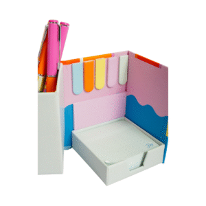 Porta Lápices Con Notas Adhesivas Sticky Box ColorBlock FW (340395)
