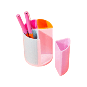 Lapicero 4 divisiones 8x8x8cm Color Block FW (340404)