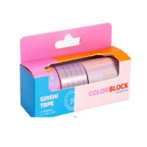 Cintas Washi Tape x3 Color Block FW (340396)