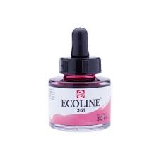 Acuarela Líquida Ecoline 30ml Color Rosa Claro 361 Talens (340606)