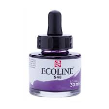 Acuarela Líquida Ecoline 30ml Color Violeta Azulado 548 Talens (340603)
