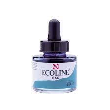Acuarela Líquida Ecoline 30ml Color Verde Azulado 640 Talens (340590)