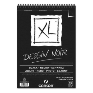 Block A4 Dibujo Negro 150gr 40hj Dessin Noir XL Canson (70551)