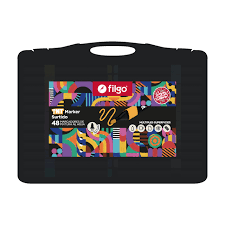 Marcadores TNT Acrilicos X48 Valija Plastica Filgo (340875)