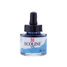 Acuarela Líquida Ecoline 30ml Color Lapislazuli 578 Talens (340605)