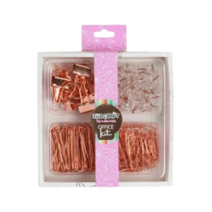 Set De Chinches Y Clips Transparentes Y Oro Ibi-Craft (341467)