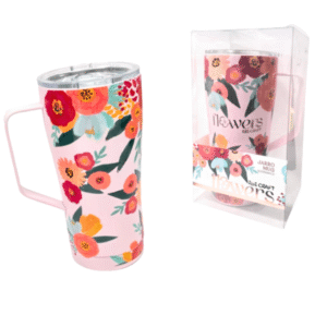 Vaso Termico 500ml Con Flores Ibi-Craft (341453)