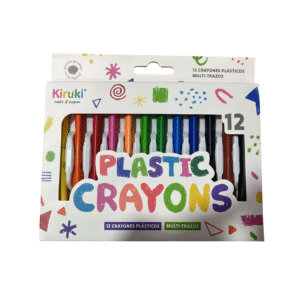 Crayones Plasticos X12 Colores Kiruki (341165)