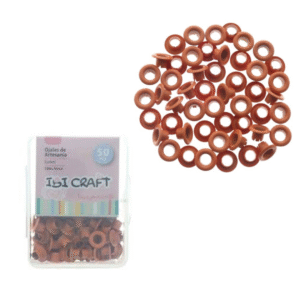 Ojalillos De Aluminio Naranja 50pcs Ibi-Craft (341481)