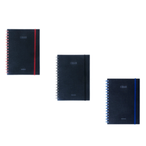 Cuaderno A5 C/Elastico EcoBlack Rideo (327877)