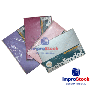 Sobre Retrato Metalizado 12,5X19cm X10u Peque Pack (325249)