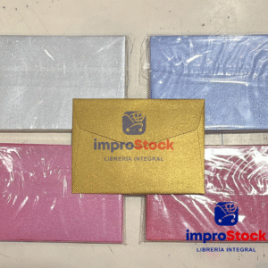 Sobre Retrato Metalizado 7,5X10,5cm X10u Peque Pack (342220)