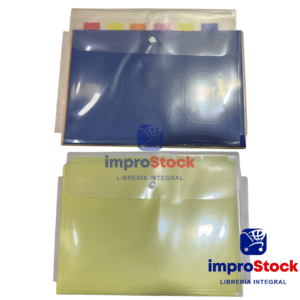 Sobre A4 Transparente Con 6 Divisiones Colours (341994)