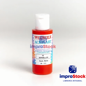 Acrilico Viscosidad Media Bermellon 60cc Eureka (3826)