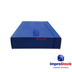 Caja Con Elastico Lomo Nº2 Azul Util-Of (342105)