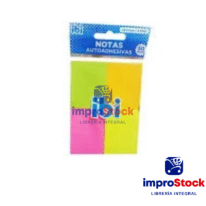 Notas autoadhesivas 38x50 200 Hojas Neón Ibi (341228)