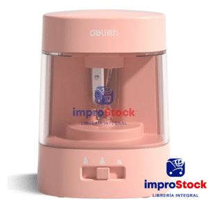 Sacapunta Electrico Rosa X3 Puntas Deli (340358)