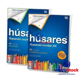 Repuesto De Hoja Escolar A4 96Hjs Rayado Husares (70327)