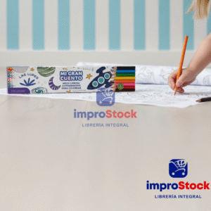 Laminas Autoadhesivas Espacio Para Colorear + 8 Lapices De Colores Las Lupes (342189)