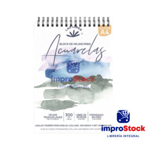 Block De Acuarela A4 X30hjs 300g Las Lupes (342184)