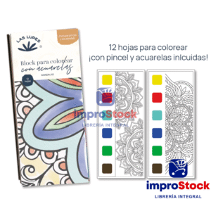Block Para Colorear Con Acuarela Mandalas Las Lupes (342187)