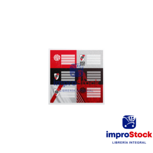 Etiquetas River Plate Escolares Pack X12 Mooving (54663)