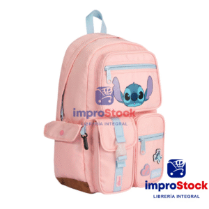 Mochila Stitch Rosa 20L Mooving (342046)