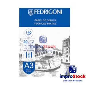 Block Con Espiral A3 Tecnicas Mixtas 140g 20hjs Federigoni (341118)