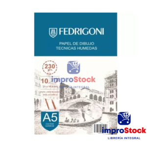 Block A5 C/Espiral Tecnicas Humedas 230gr 10hj Fedrigoni (341121)