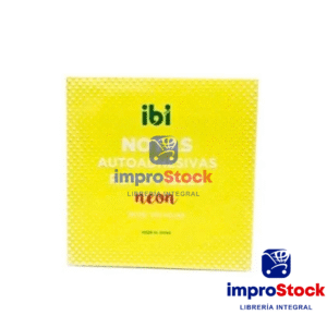 Notas Adhesivas 75X75 Amarillo Neon Ibi-Craft (341950)