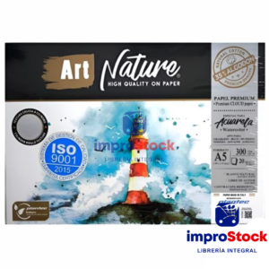 Block A5 Encolado35% Algodon 300g ArtNature (340041)