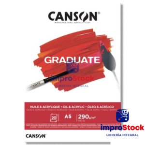Block A5 Graduate Oleo Y Acrilico 290g Canson (332795)