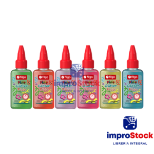 Adhesivo Glitter X25 Fluo Filgo (342573)