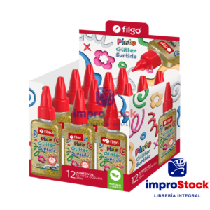 Adhesivo Glitter X25ml Oro Filgo (342572)