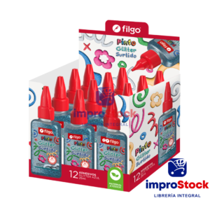 Adhesivo Glitter X25ml Azul Filgo (342574)