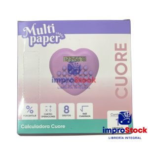 Calculadora Escolar Corazon Multipaper (342582)