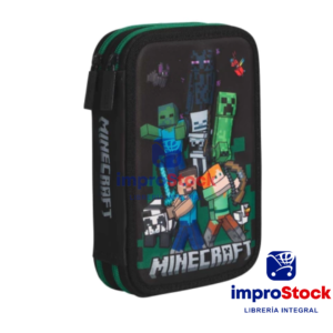 Cartuchera 2 Pisos Minecraft Mooving (342531)