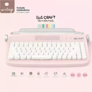 Teclado Bluetooth Pink Ibi-Craft (335904)