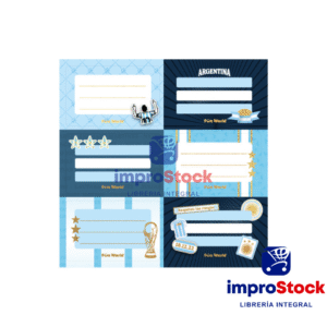 Etiqueta Escolar Fanatic FW (342296)