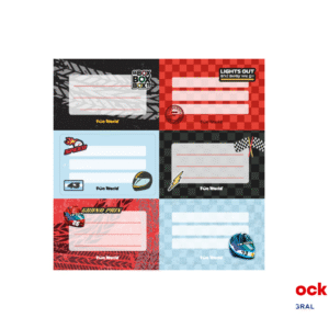 Etiqueta Escolar Race FW (342302)