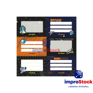 Etiqueta Escolar Sapce FW (342304)